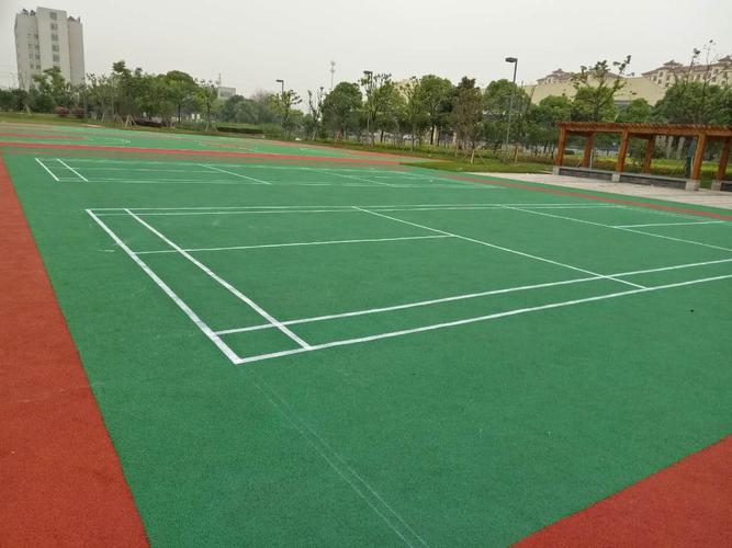 婺城区塑胶网球场施工体育设施