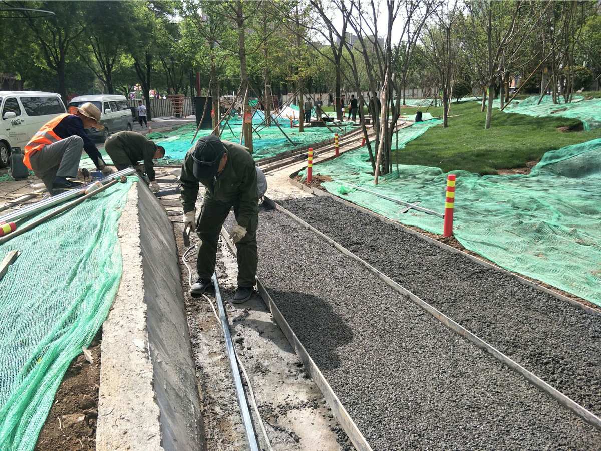 绿化用地地形调整的施工方案