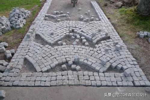园林绿化 庭院弹街石铺装施工做法