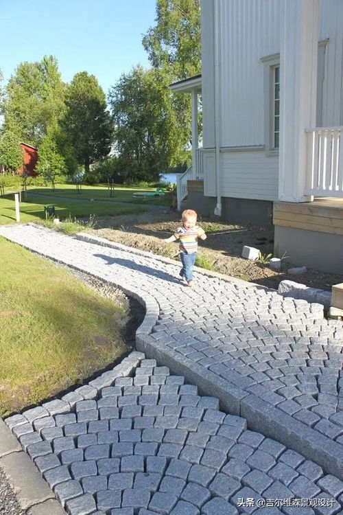 园林绿化 庭院弹街石铺装施工做法