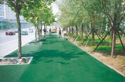 供应兰州彩色沥青价格拌合料用的胶结料哪里产