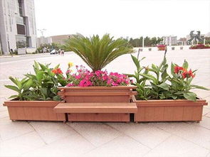 塑木园林景观花箱与体育场地设施工程在郑州的应用